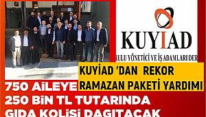 KUYİAD BU RAMAZAN'DA KUMRULU İHTİYAÇ SAHİBİ AİLELERİN YANINDA