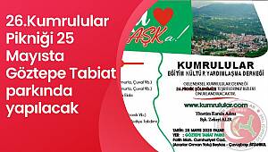 26. GELENEKSEL KUMRULULAR PİKNİĞİ 25 MAYISTA