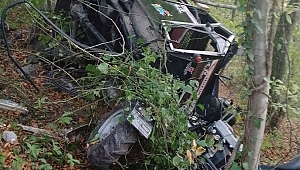 Kumru'da Patpat Uçuruma Yuvarlandı: Sürücü Yaralı Kurtarıldı