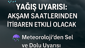 Ordu’da Kuvvetli Yağış Uyarısı: Akşam Saatlerinden İtibaren Etkili Olacak