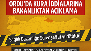 Sağlık Bakanlığı'ndan Ordu İşçi Kurasına İlişkin İnceleme Açıklaması