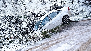 Kumru-Tekkiraz Yolunda Kar Engeli