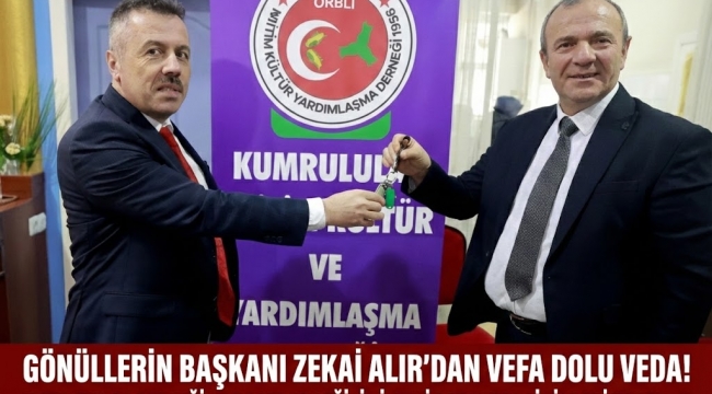 Kumrulular Derneğinde Bayrak değişimi: Gönüllerin Başkanı Zekai Alır’dan Vefa Dolu Veda!