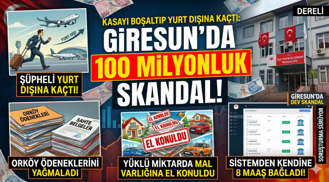 Giresun’da Dev Vurgun: 100 Milyon TL ile Sırra Kadem Bastı
